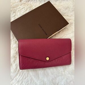 LV leather wallet